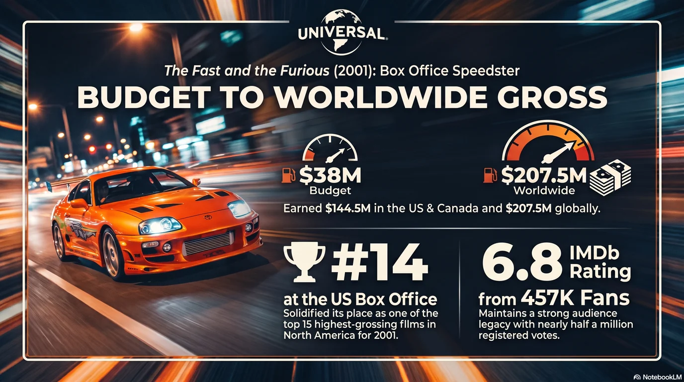 The Fast and the Furious (2001) — Audience Ratings and Box Office