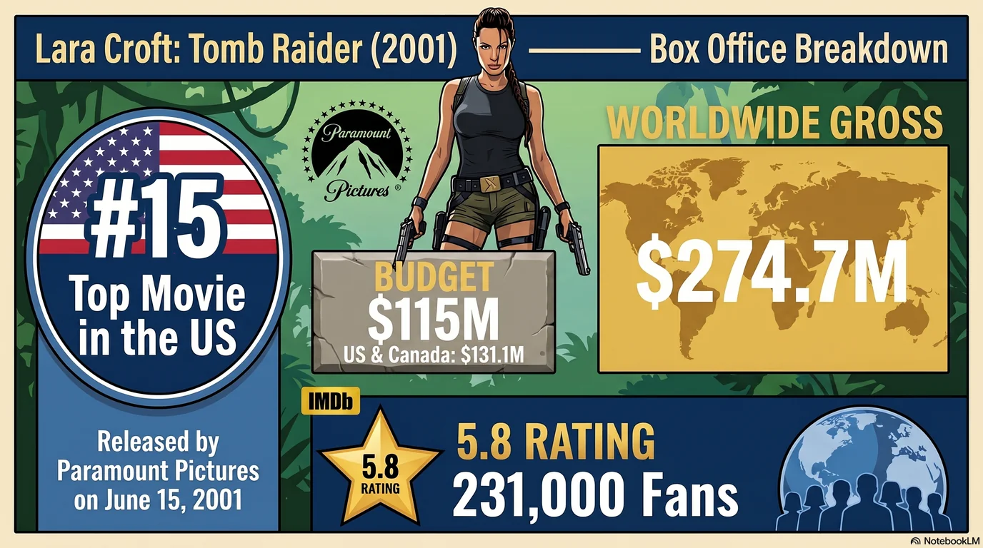 Lara Croft: Tomb Raider (2001) — Audience Ratings and Box Office