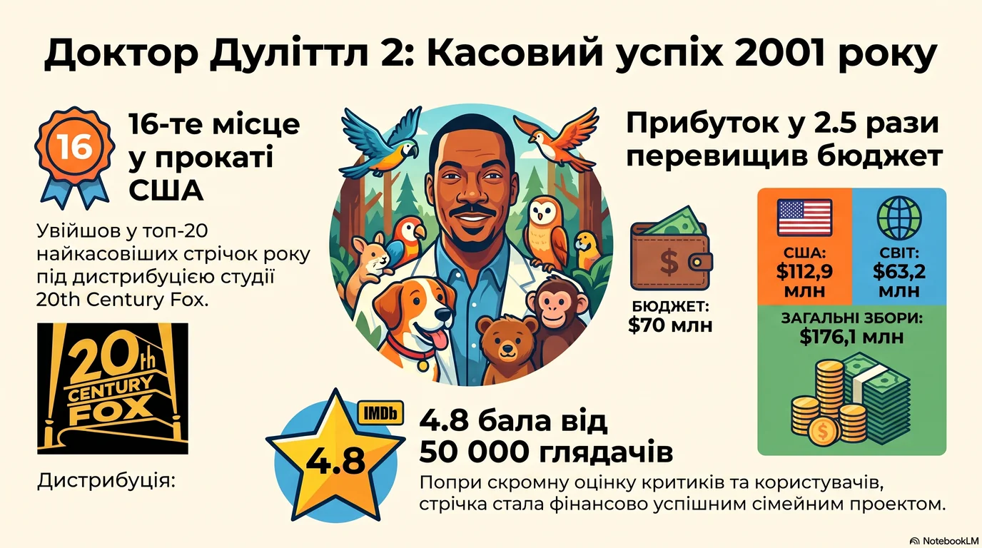 Доктор Дуліттл 2 (2001) — Оцінки глядачів та касові збори