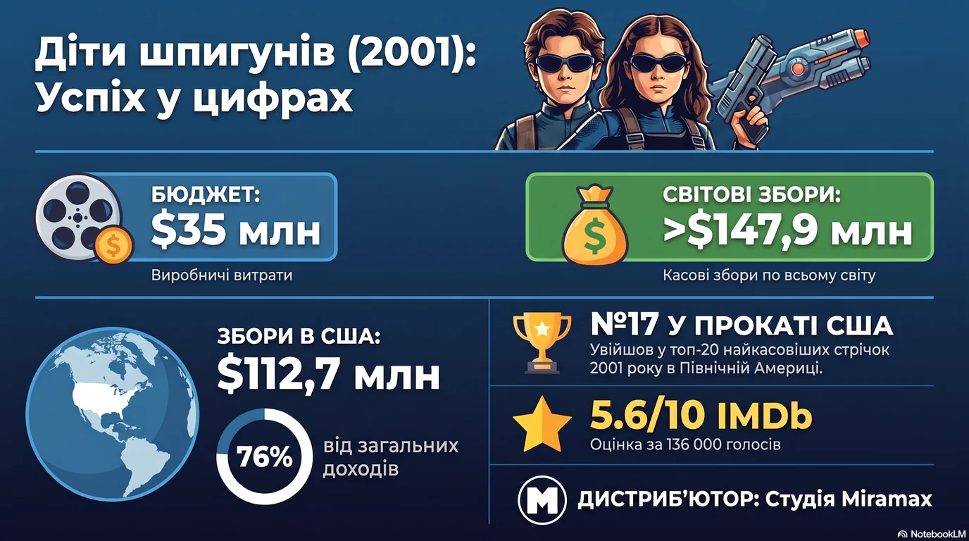 Діти шпигунів (2001) — Оцінки глядачів та касові збори