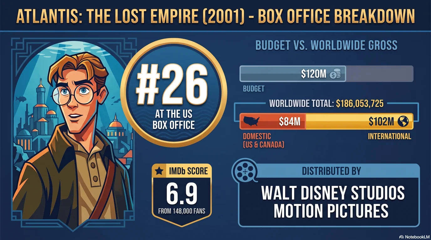 Atlantis: The Lost Empire (2001) — Audience Ratings and Box Office