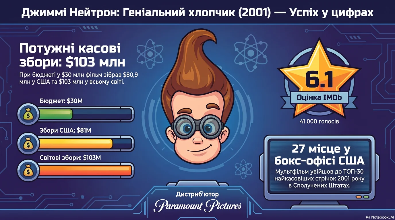 Джиммі Нейтрон: Геніальний хлопчик (2001) — Оцінки глядачів та касові збори