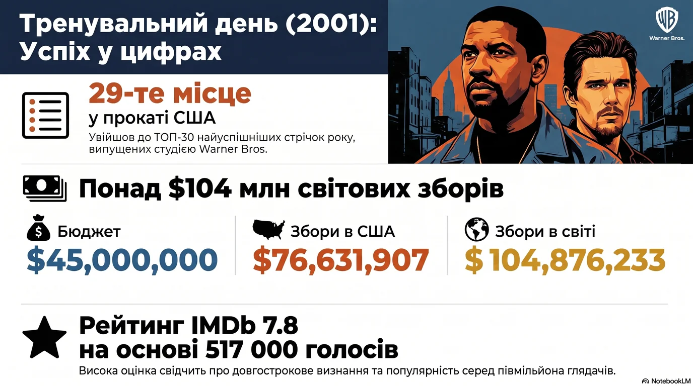 Тренувальний день (2001) — Оцінки глядачів та касові збори