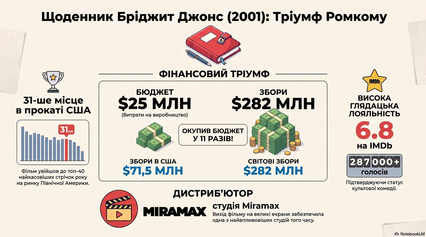 Щоденник Бріджит Джонс (2001) — Оцінки глядачів та касові збори
