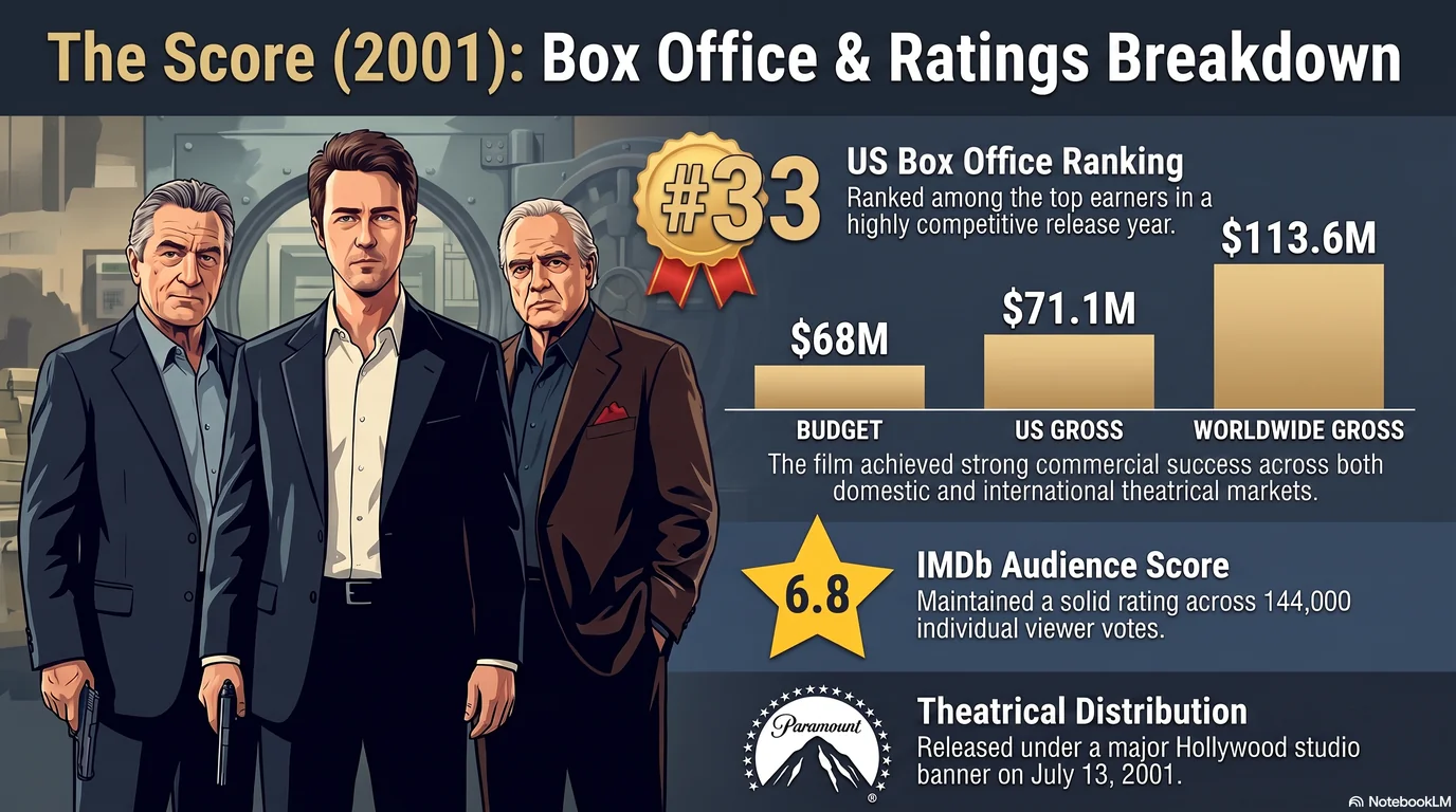The Score (2001) — Audience Ratings and Box Office