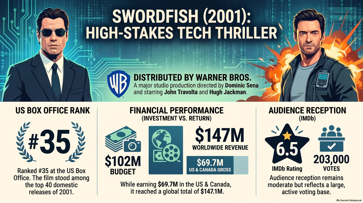 Swordfish (2001) — Audience Ratings and Box Office