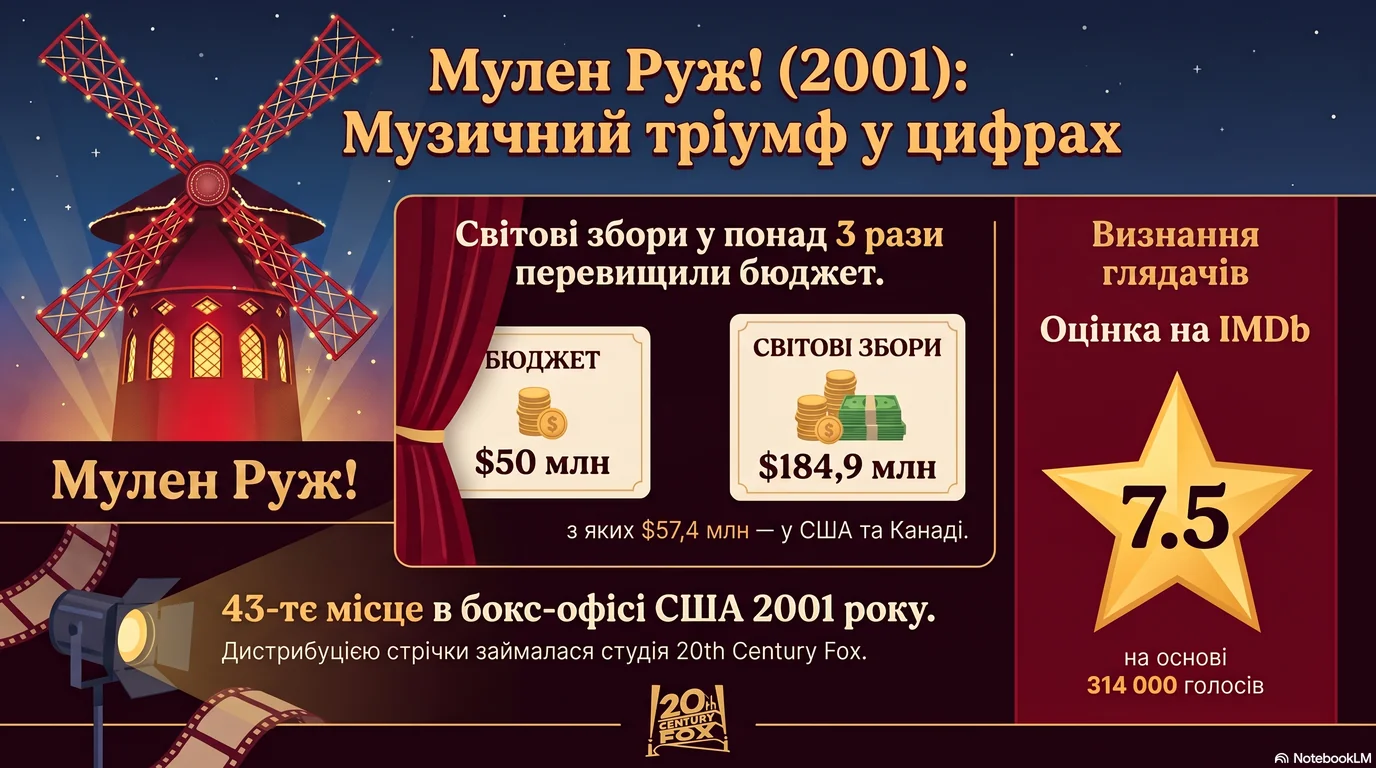 Мулен Руж! (2001) — Оцінки глядачів та касові збори