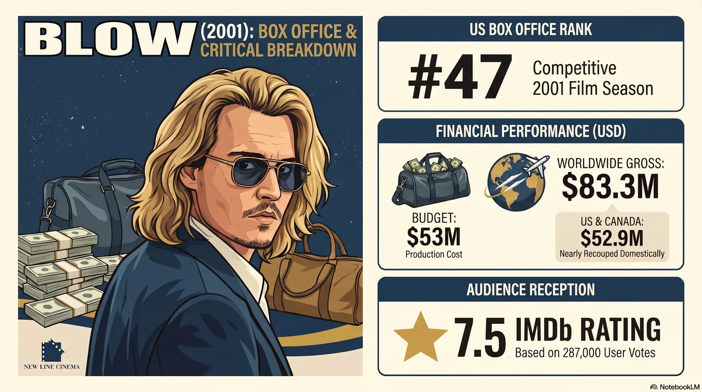 Blow (2001) — Audience Ratings and Box Office