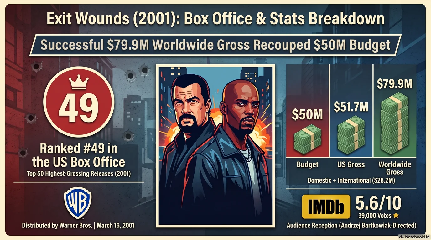 Exit Wounds (2001) — Audience Ratings and Box Office