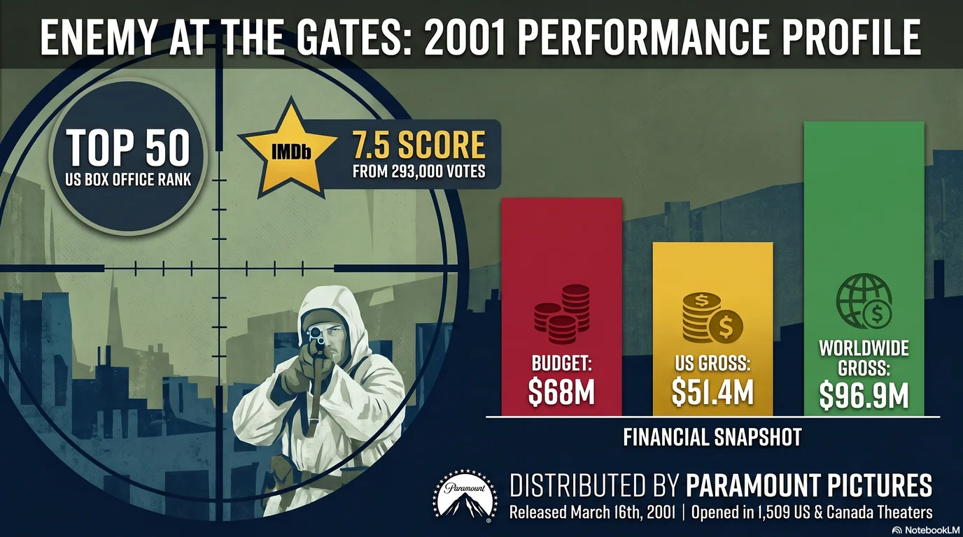 Enemy at the Gates (2001) — Audience Ratings and Box Office