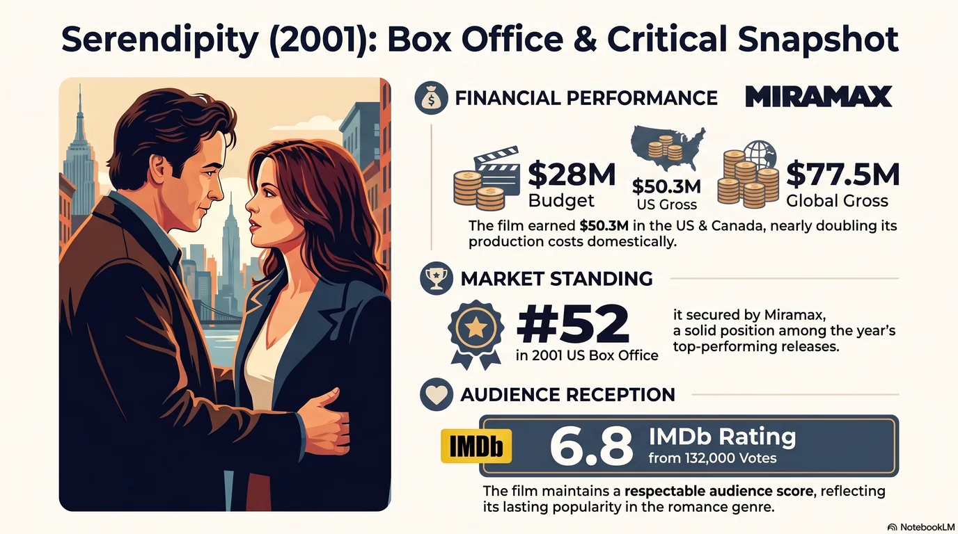 Serendipity (2001) — Audience Ratings and Box Office