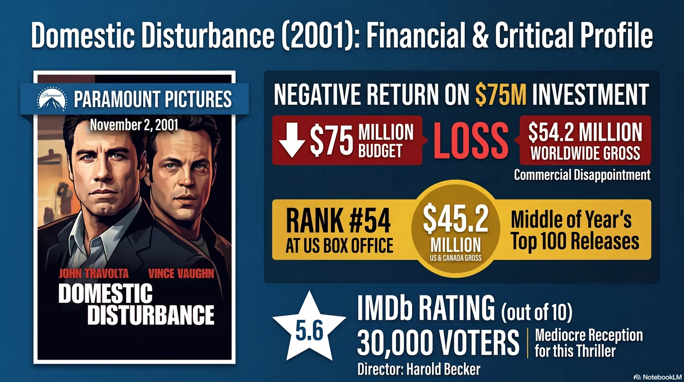 Domestic Disturbance (2001) — Audience Ratings and Box Office