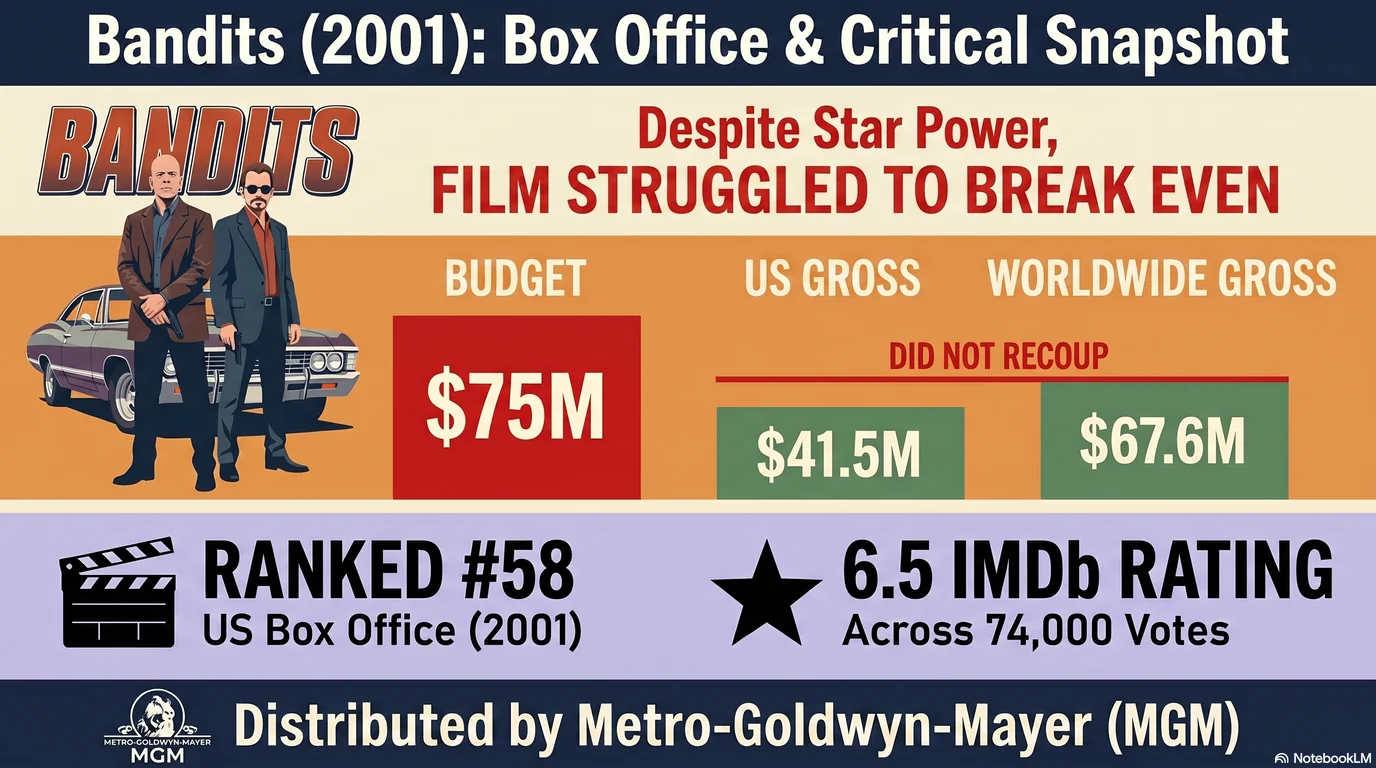 Bandits (2001) — Audience Ratings and Box Office