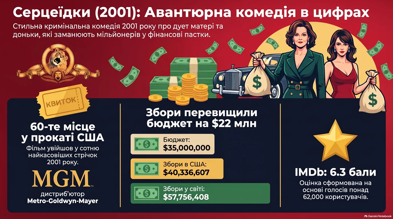 Серцеїдки (2001) — Оцінки глядачів та касові збори