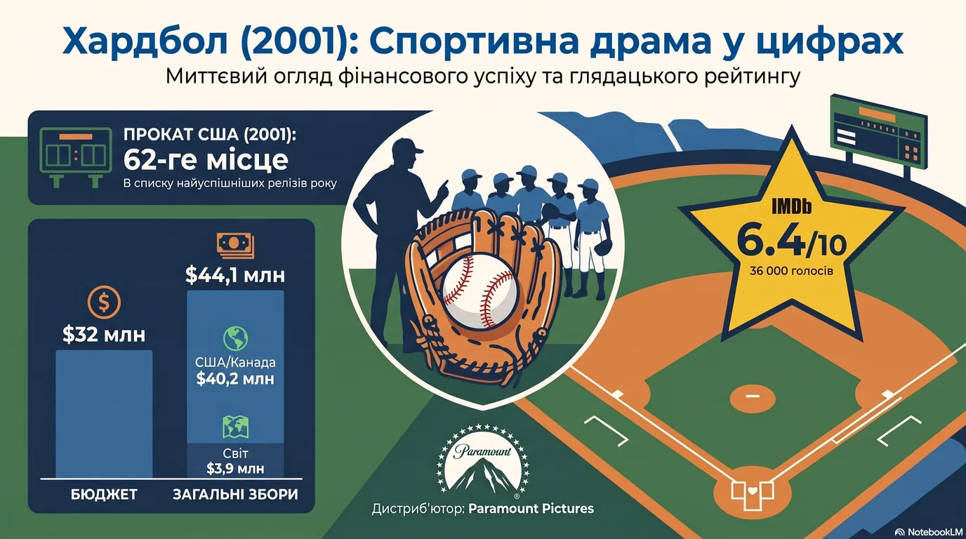 Хардбол (2001) — Оцінки глядачів та касові збори