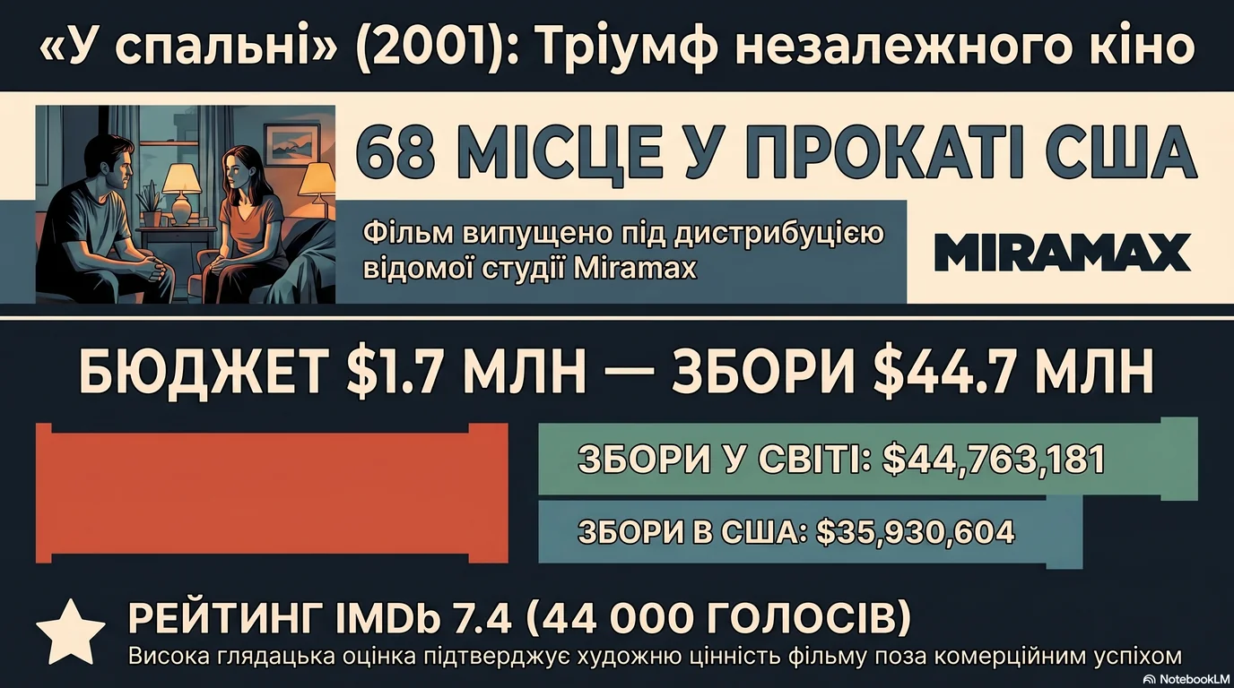 У спальні (2001) — Оцінки глядачів та касові збори