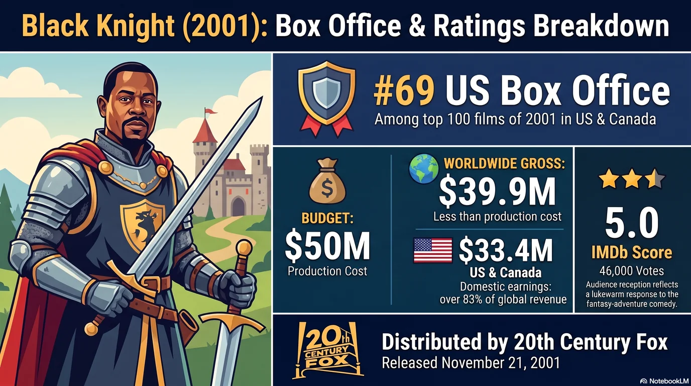 Black Knight (2001) — Audience Ratings and Box Office
