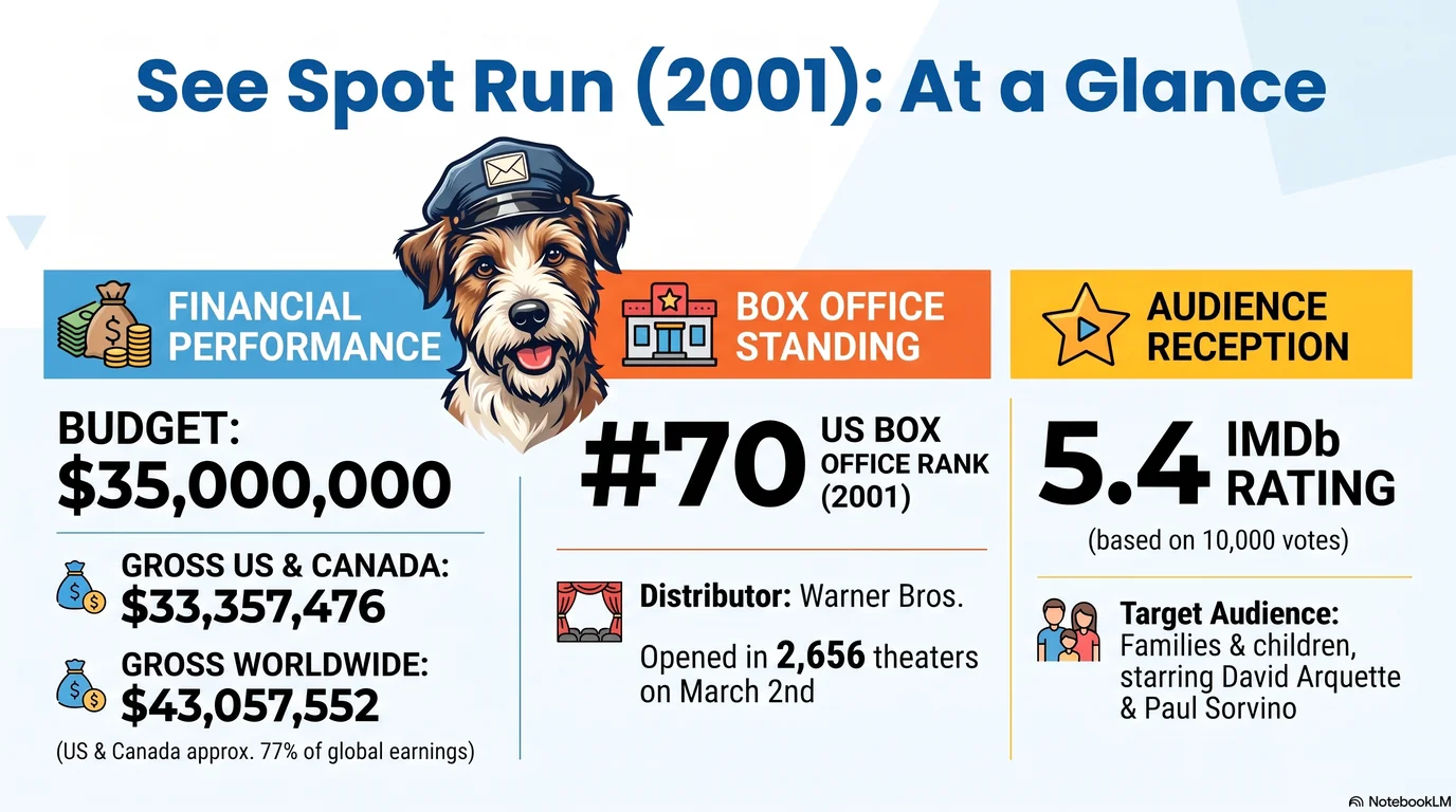 See Spot Run (2001) — Audience Ratings and Box Office