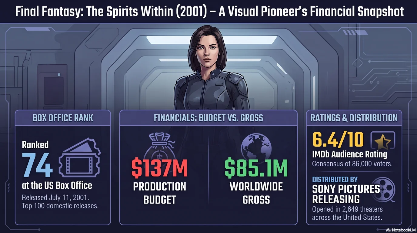 Final Fantasy: The Spirits Within (2001) — Audience Ratings and Box Office