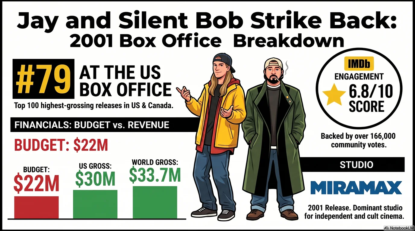 Jay and Silent Bob Strike Back (2001) — Audience Ratings and Box Office