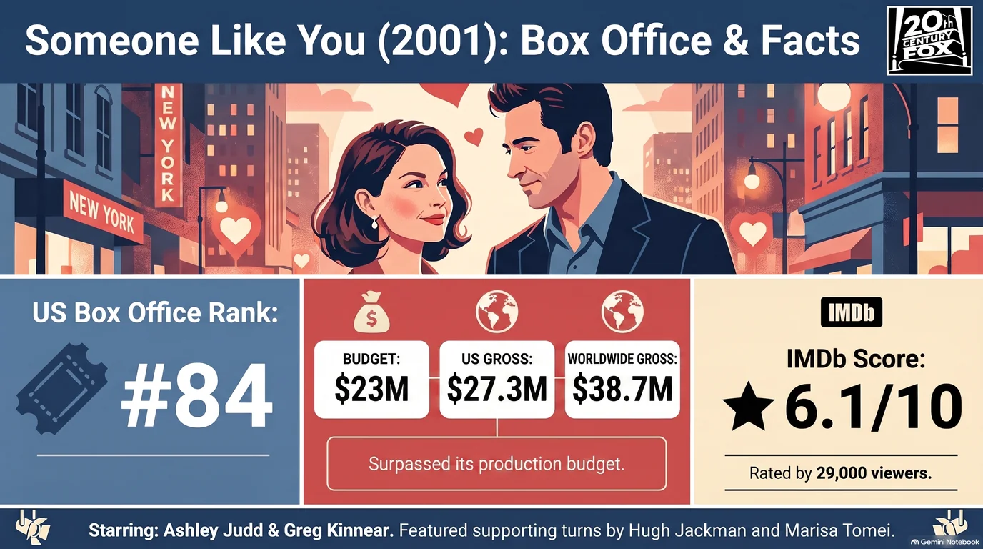 Someone Like You (2001) — Audience Ratings and Box Office