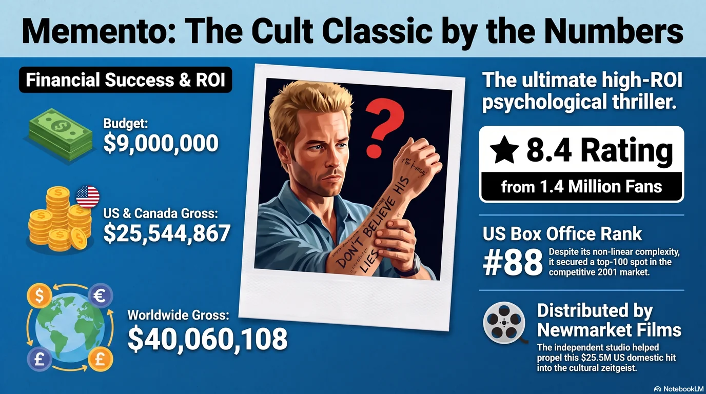 Memento (2001) — Audience Ratings and Box Office