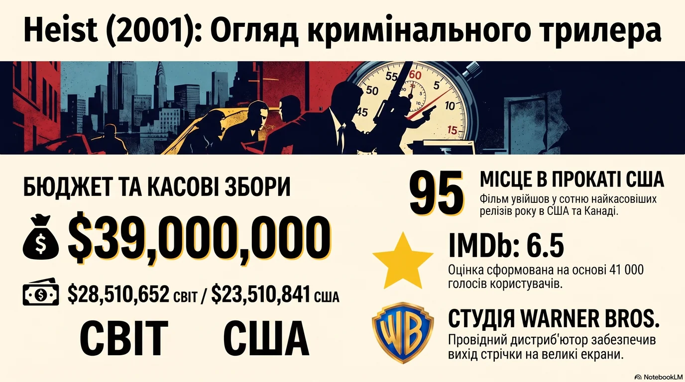 Грабіж (2001) — Оцінки глядачів та касові збори