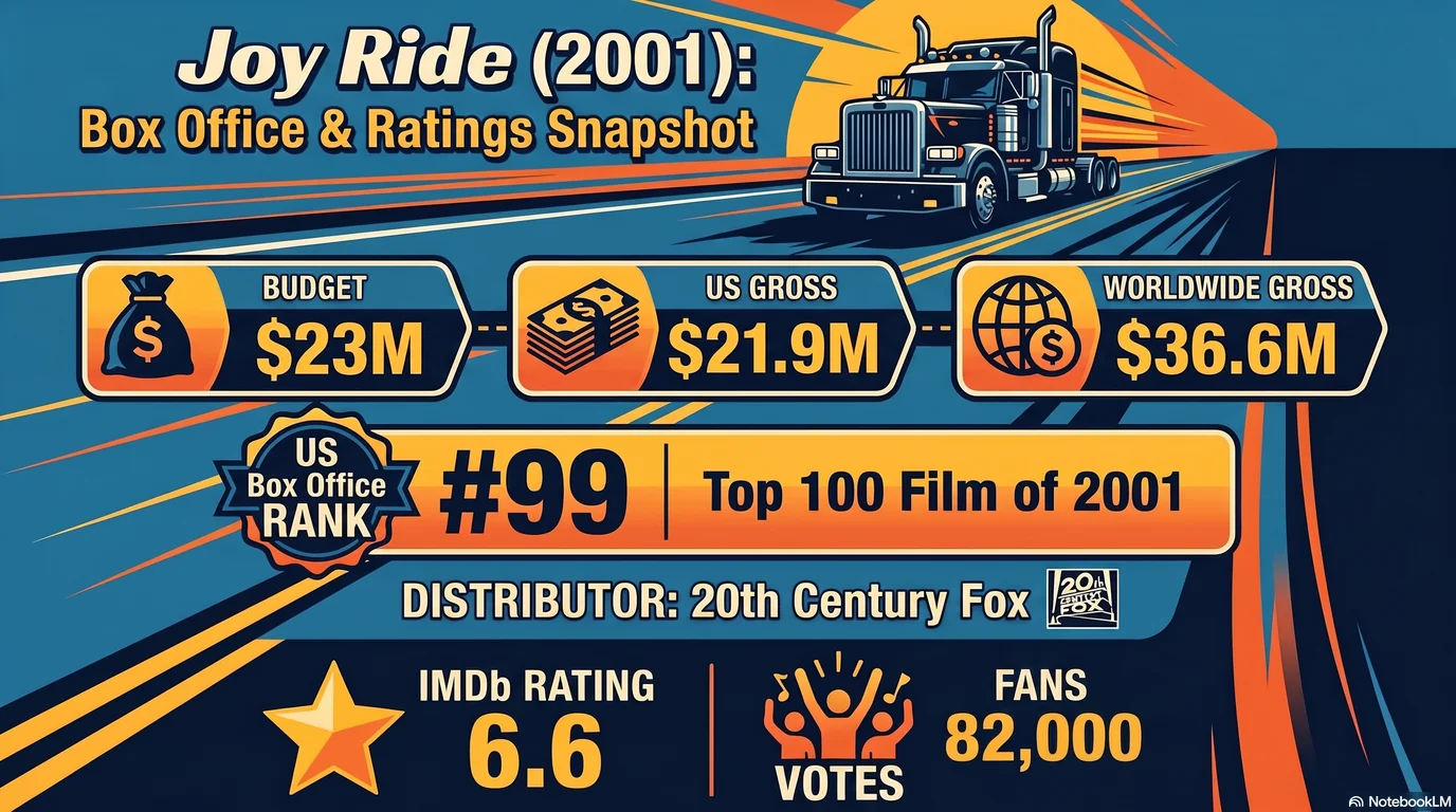 Joy Ride (2001) — Audience Ratings and Box Office