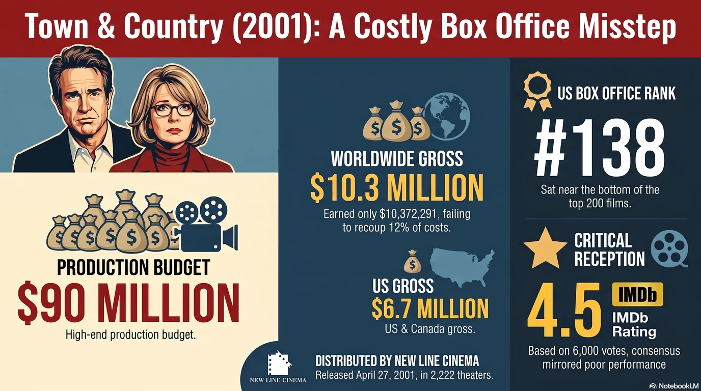 Town & Country (2001) — Audience Ratings and Box Office
