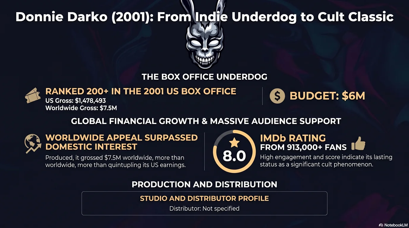 Donnie Darko (2001) — Audience Ratings and Box Office